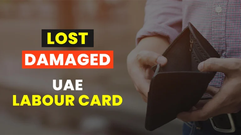 Lost or Damaged Labour Card in uae